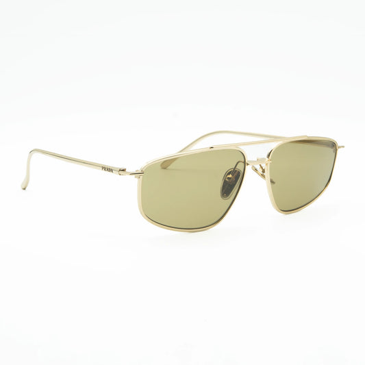 Occhiale da sole Prada PR C51S 5AK70G Gold/Green olive