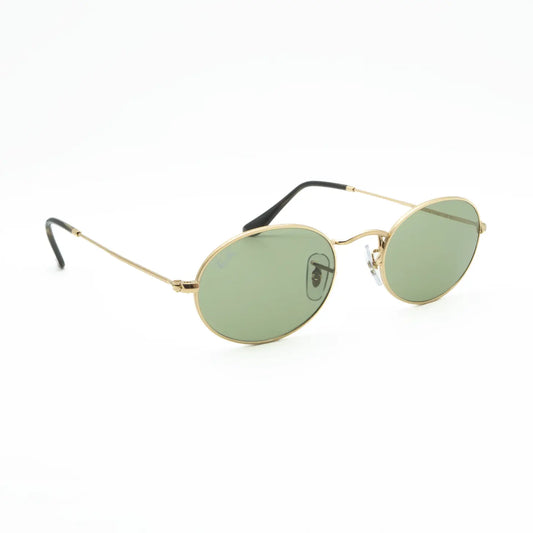 Occhiale da sole Ray-Ban Oval RB3547 001/4E Oro/Battle Green
