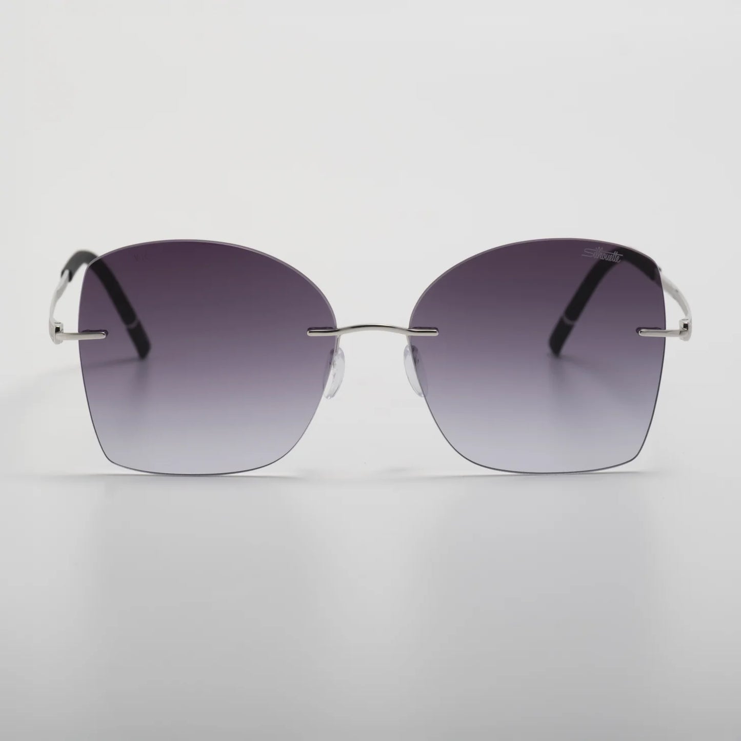 Occhiale da sole Silhouette Terranea 8193 75 7000 Rhodium / Black