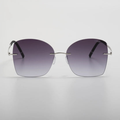 Occhiale da sole Silhouette Terranea 8193 75 7000 Rhodium / Black