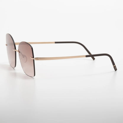 Occhiale da sole Silhouette Terranea 8193 75 3530 Rosegold / Darkbrown