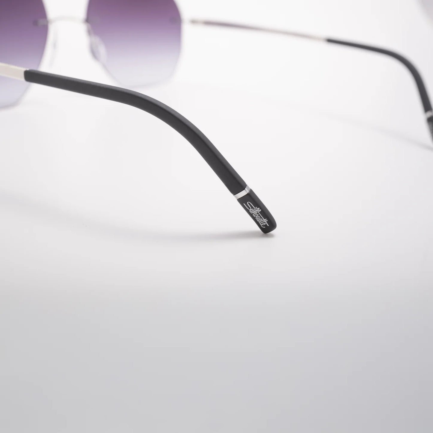 Occhiale da sole Silhouette Terranea 8193 75 7000 Rhodium / Black