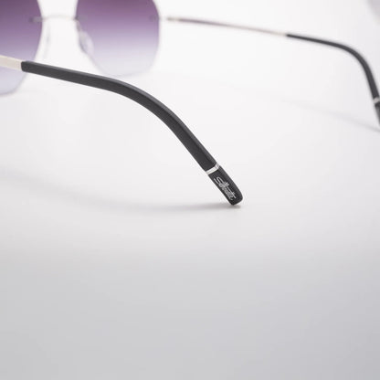 Occhiale da sole Silhouette Terranea 8193 75 7000 Rhodium / Black