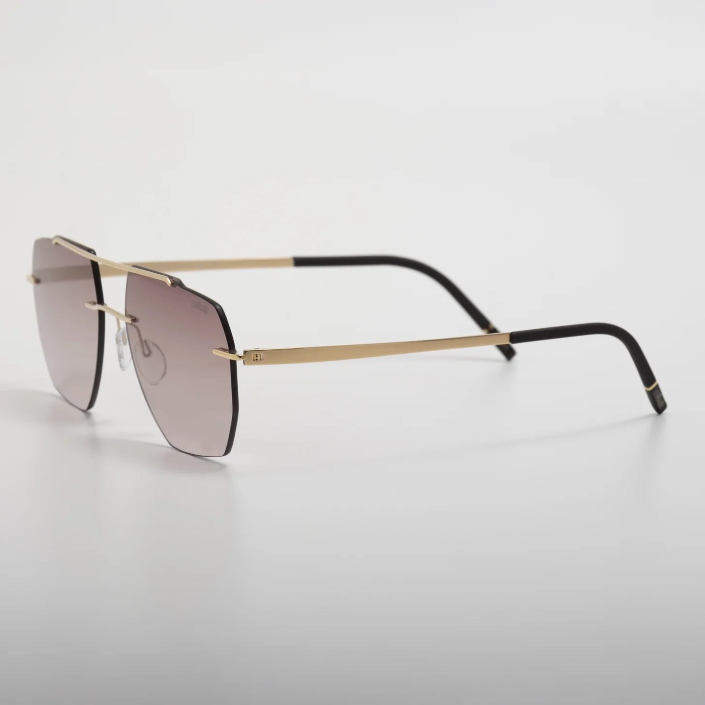 Occhiale da sole Silhouette Rincon 8746 75 7620 Gold / Darkbrown