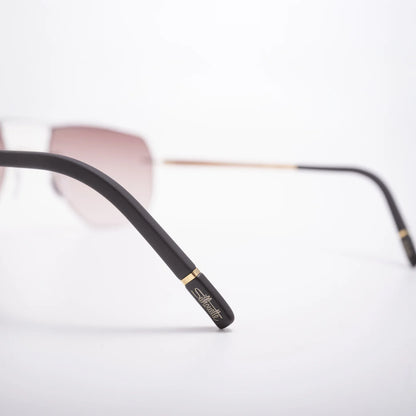 Occhiale da sole Silhouette Rincon 8746 75 7620 Gold / Darkbrown