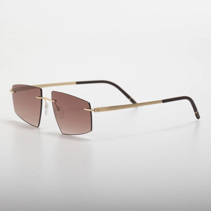 Occhiale da sole Silhouette Escondido 8747 75 7620 Gold / Darkbrown