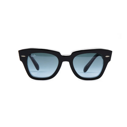 Occhiale da sole Ray-Ban State street RB2186 12943M Black on Transparent