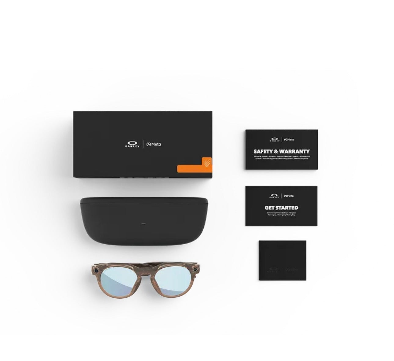 Oakley Meta HSTN OW8002 800206 Marrone Fumo Polarized