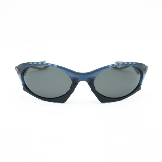 Occhiale da sole Oakley Plantaris OO9437 943709 Blu trasparente opaco