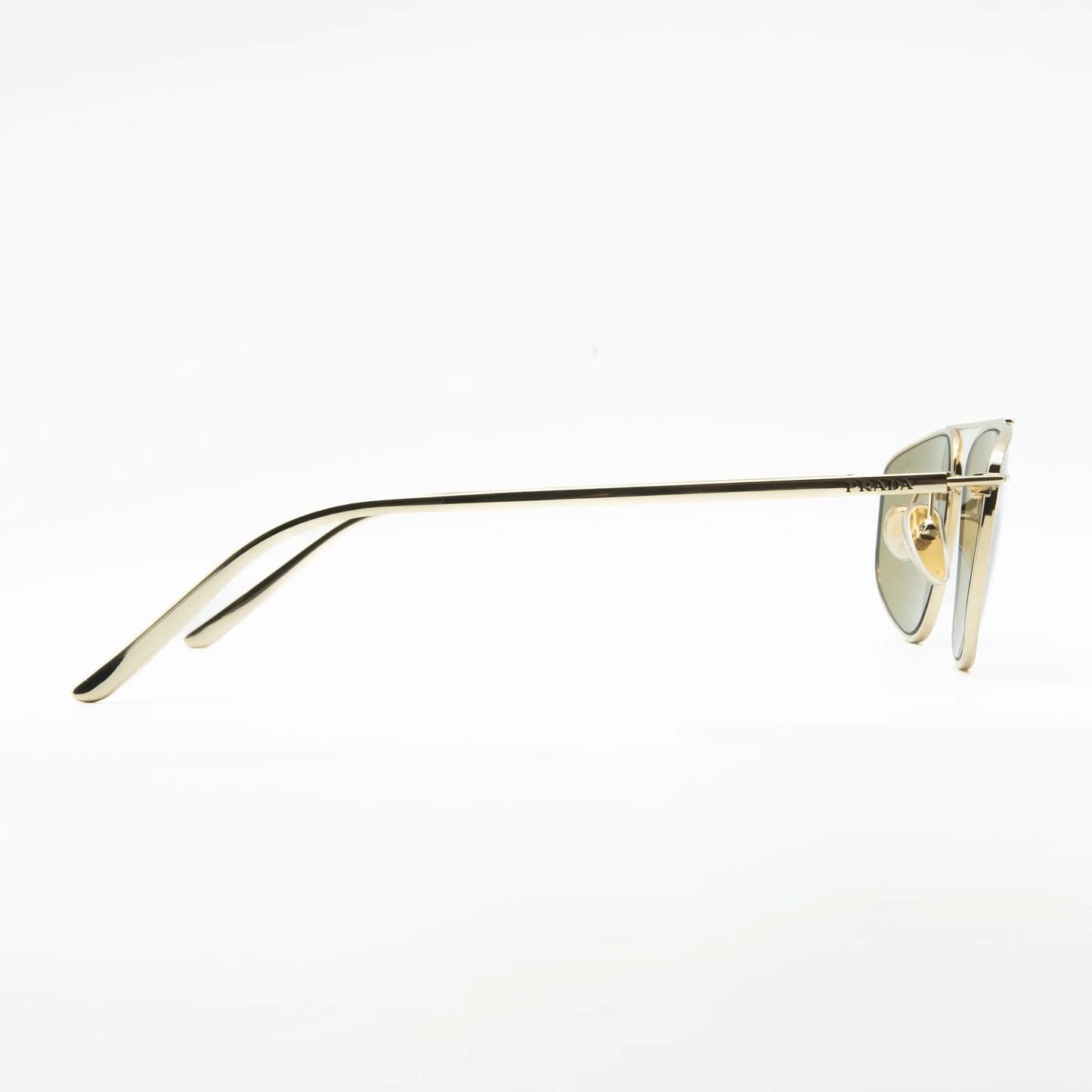 Occhiale da sole Prada PR C51S 5AK70G Gold/Green olive