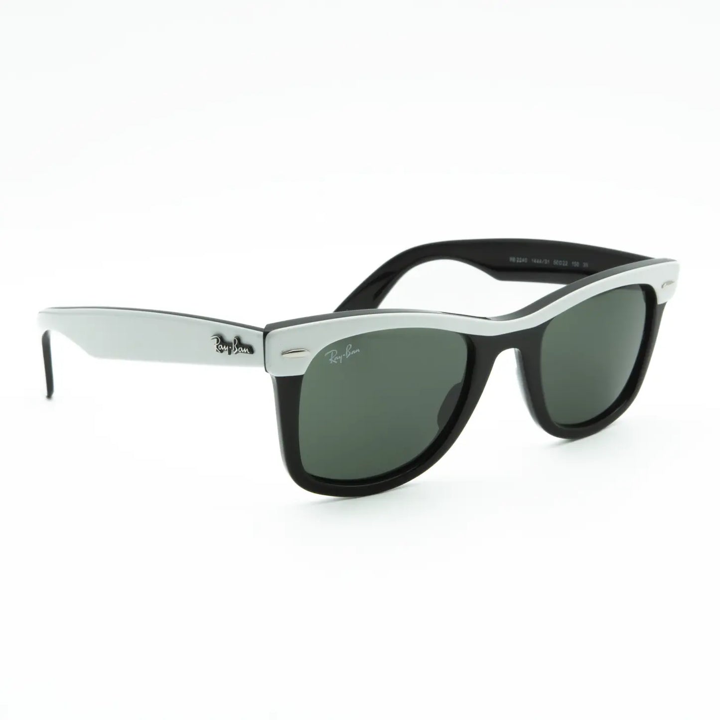 Occhiale da sole Ray-Ban Wayfarer Street Neat RB2240 1444/31 Bianco/Nero