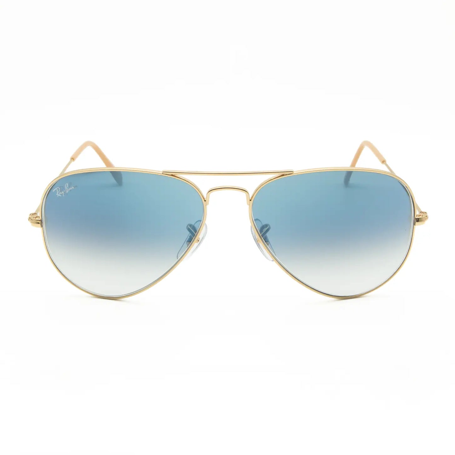 Occhiale da sole Ray-Ban Aviator large metal RB3025 001/3F Oro/Light blue
