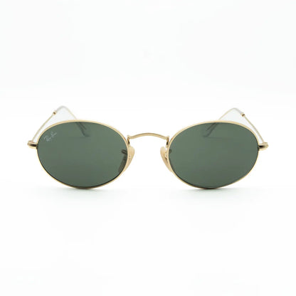 Occhiale da sole Ray-Ban Oval RB3547 001/31 Oro artista G-15