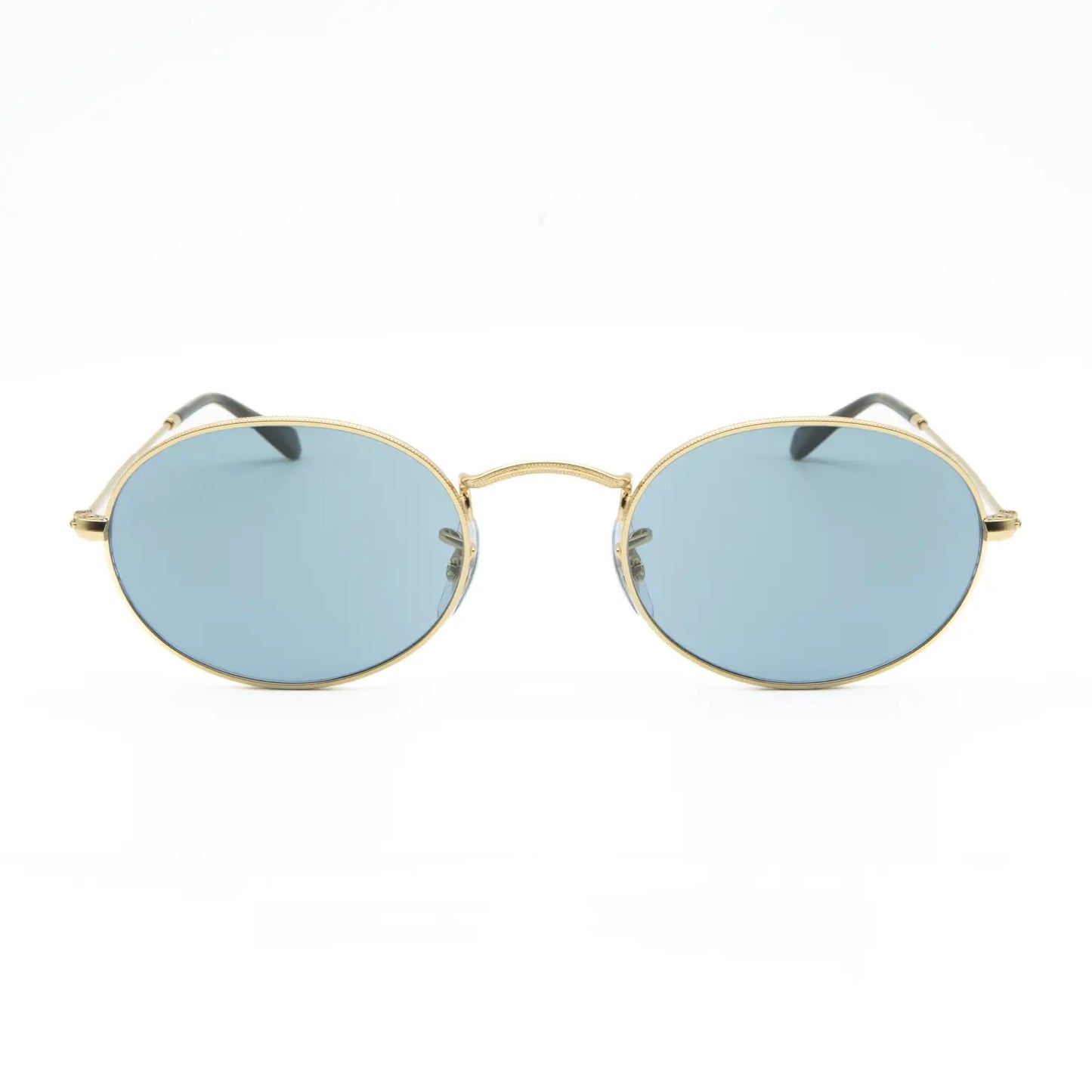 Occhiale da sole Ray-Ban Oval RB3547 001/56 Oro/Blu