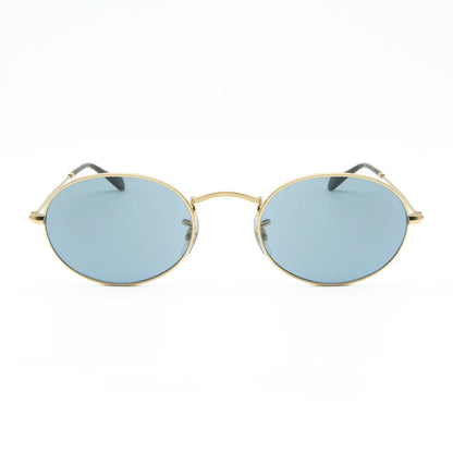 Occhiale da sole Ray-Ban Oval RB3547 001/56 Oro/Blu