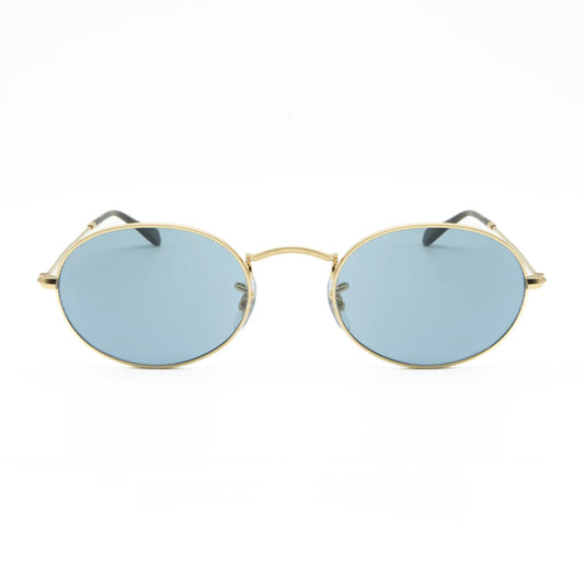 Occhiale da sole Ray-Ban Oval RB3547 001/56 Oro/Blu