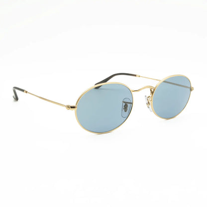 Occhiale da sole Ray-Ban Oval RB3547 001/56 Oro/Blu