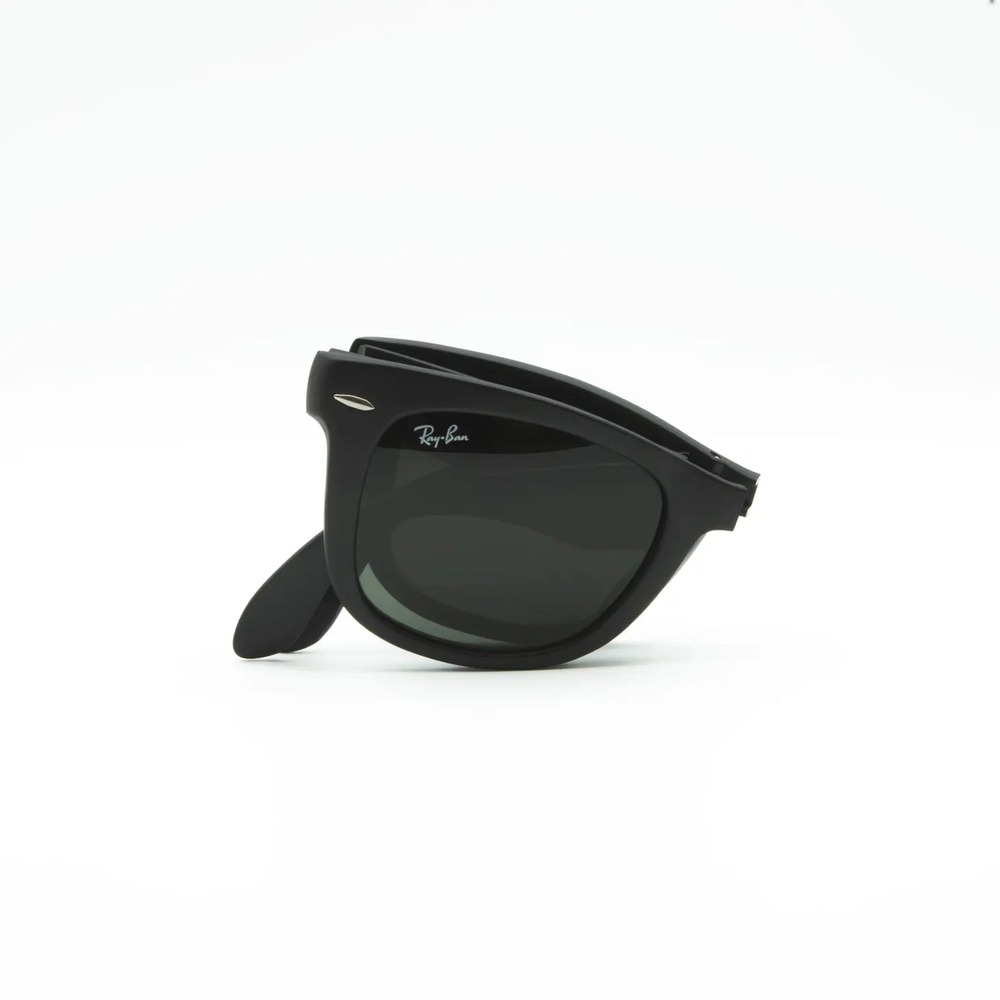 Occhiale da sole Ray-Ban Folding Wayfarer RB4105 601S Black G-15