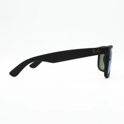 Occhiale da sole Ray-Ban Justin RB4165 622/55 Matt Black/Blue Mirror