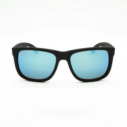 Occhiale da sole Ray-Ban Justin RB4165 622/55 Matt Black/Blue Mirror