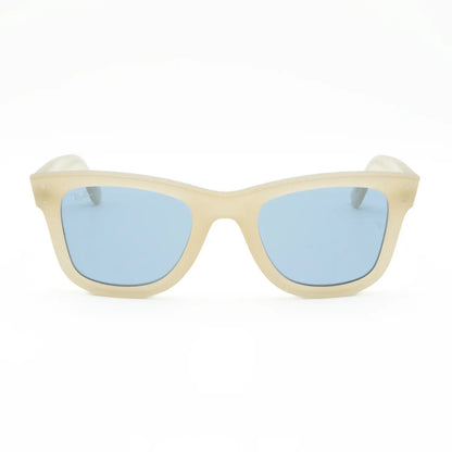 Occhiale da sole Ray-Ban Wayfarer Reverse RBR0502S 678072 Beige opalino/ Azzurro