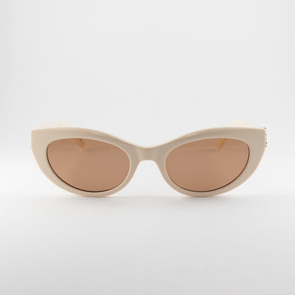 Occhiale da sole Saint Laurent SL M115 004 Avorio - Clyra Eyewear